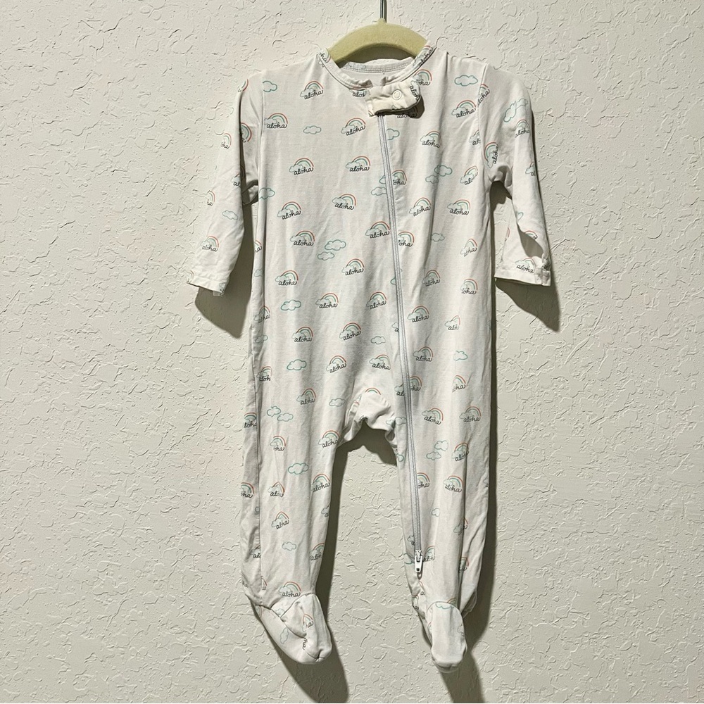Coco Moon Hawaii 9m baby Aloha bamboo zippy pjs
